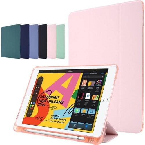 Soft UV Silicon Smart Cover for iPad Pro 11 2018 2020 Case with Pencil Holder Funda for iPad Pro 11 Case 2018 2020 Tablet