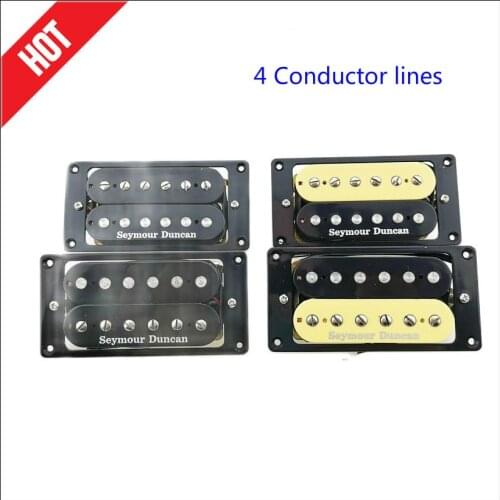 Black Zebra SH-1n Neck and SH-4 JB Bridge Humbucker Pickups Electric Guitar Pickups 4c Shielded 1 Set