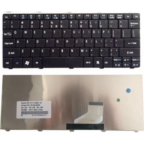 US Black New English Replace laptop keyboard For GATEWAY EM350 N55C ZE7 NAV50 PAV50 PAV70