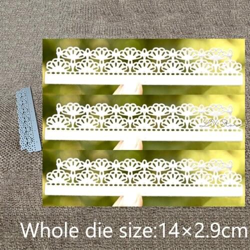 New Design Craft Metal stencil mold Cutting Dies flower lace edge decoration scrapbook die cuts Album Paper Card Craft Embossing