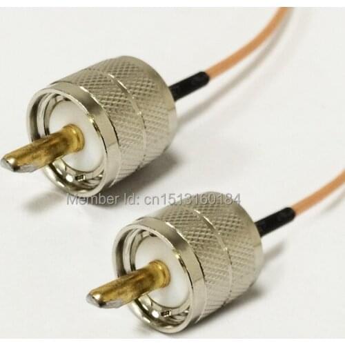 New Modem Coaxial Pigtail UHF Male Plug Connector Switch UHF Male Plug Connector RG316 Cable 15CM 6" Adapter