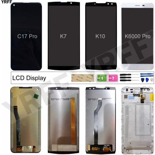 For Oukitel K10/K7/K6000 Pro LCD For Oukitel C17 Pro lcd Display Touch Screen Digitizer Assembly Repair Panel Sensor Parts