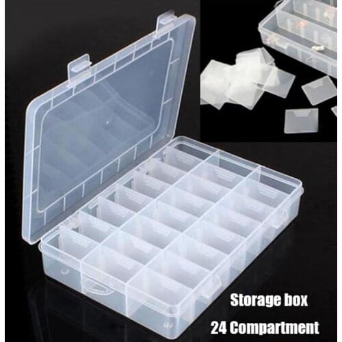 Transparent Diamond Painting Tools Beads Container kits Nail Art Rhinestone Tools Beads Storage Box Case Organizer Holder