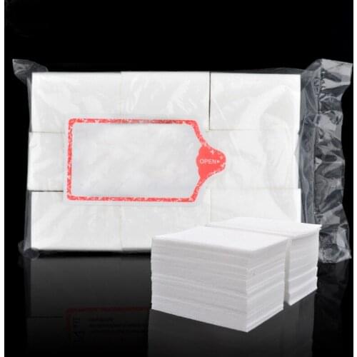 1 pack Gel Polish Remover Pad Nail Wipes Cleaning Lint Free Paper Pad Soak off Remover Manicure Cotton Napkins Wrap Tool