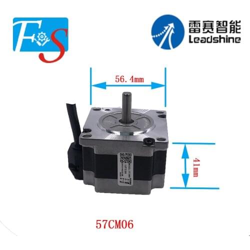 CNC Leadshine Nema 23 Stepper Motor 57CM06 41mm 2 Phase 0.55Nm 3A for 3D printer CNC Engraving Milling Machine