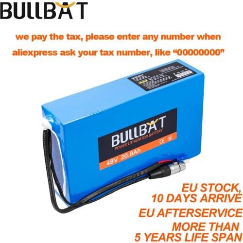 Waterproof 48V 20Ah 26Ah Battery Pack & SAMSUNG 18650 Cell Max 60A BMS 2500W Ebike Scooter Electric Bicycle Motorcycle Batteri