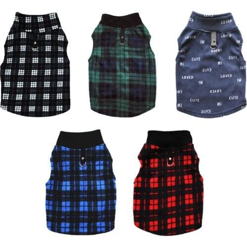 Winter Pet Dog Clothes Warm Fleece Vest For Small Dog Puppy Cat Windproof Coat Jacket For Chihuahua Pet Clothing XS-XXXL #09