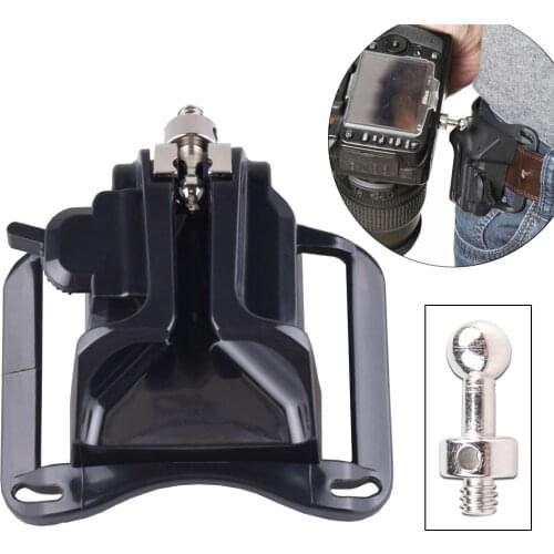 1/4" Screw Camera Waist Spider Belt Holster Quick Strap Buckle Dull Polished Surface for DSLR Digital SLR Camera