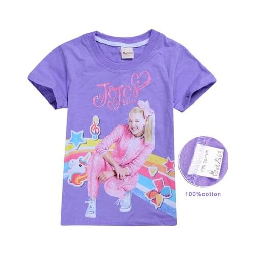 2020 Summer SIWA Cotton T-Shirts Girls Short Sleeve Tshirt Kids Clothing Baby Girls T Shirt Teens Tops Children Clothes