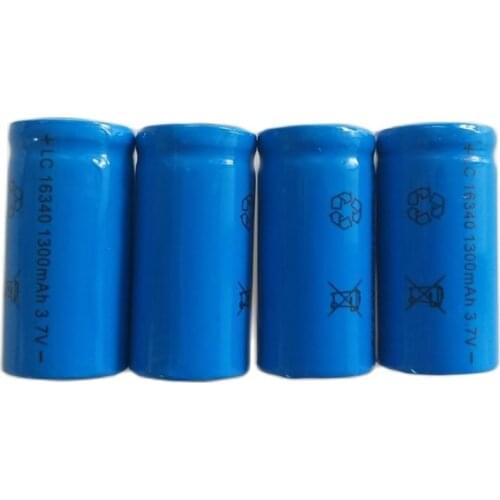 High Power 4pcs SHSEJA 3.7V 1000mAh CR123A 123A CR123 16340 rechargeable LifePO4 battery Li-ion battery