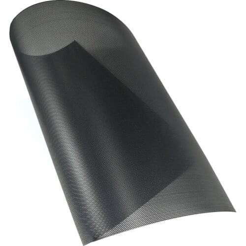 Computer PC Dustproof Cooler Fan Case Cover Black Dust Filter Mesh Roll 1m Length 30cm Width 0.3mm Thickness 0.8mm Mesh Hole