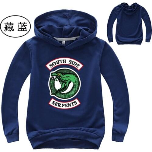 Kids Hoodie South Side Serpents Harajuku Riverdale Boys Hoodies Girls Sweatshirts Pullover Outwear Costume children Clothes Top