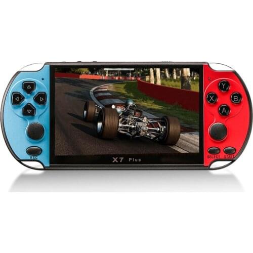 X7 Plus Handheld Game Console 3000 In 1 Classic Games 4.3 Inch HD Large Screen 8G Handheld Game Player