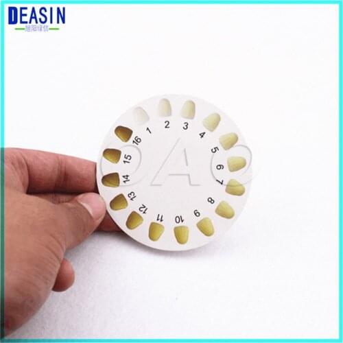Dental whitening comparator 16 Colors shade guide color Teeth Whitening