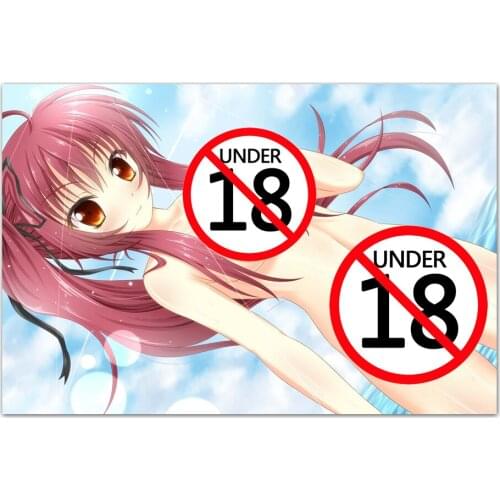 Sunshine Cute Anime Girl Wallpaper Wall Art Posters Canvas Cloth Fabric Print Painting for Home Decor Picture