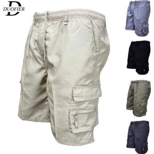 Mens Summer Casual Streetwear Shorts Military Cargo Short Pants Male Sport Shorts Outdoor Plus Size Men Clothing Multi Pocket