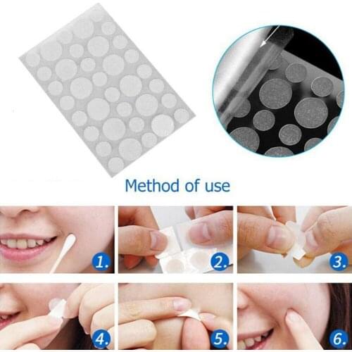 36pcs Hydrocolloid Acne Patch Set Invisible Pimple Skin Tag Remover Patch Blackhead Blemish Remover Cover Acne Face Care Sticker