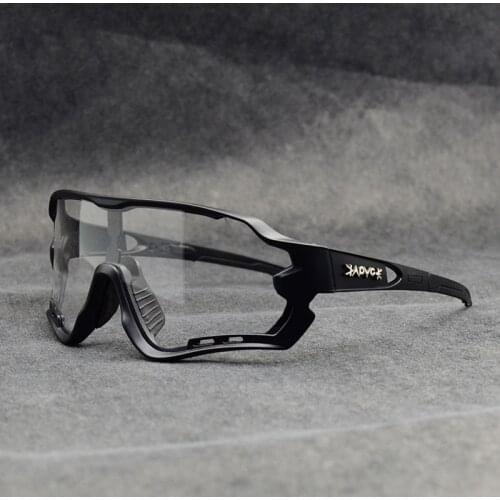 Brand Photochromic Outdoor Sports Sunglasses MTB Mountain Bike Bicycle Riding Cycling Glasses Eyewear Gafas Ciclismo 1 Lens