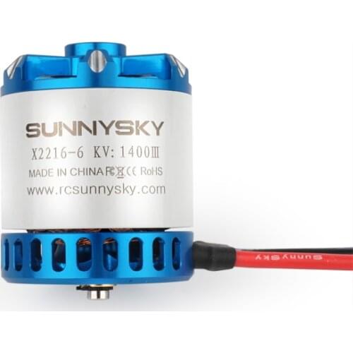 SUNNYSKY X2216 III V3 KV880 KV950 KV1100 KV1250 KV1400 KV2600 Brushless Motor for RC Model Airplane Fixed-Wing Multirotor Drones