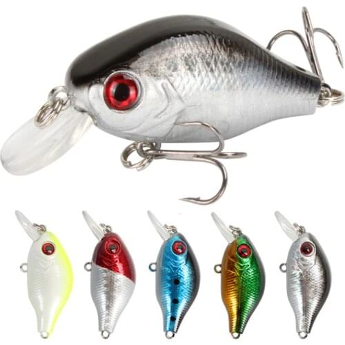 1pcs Floating Wobbler Fishing Lure 8g 5.5cm Pesca Hooks Crankbaits Isca Artificial Hard Bait Swimbait Plastic Tackle