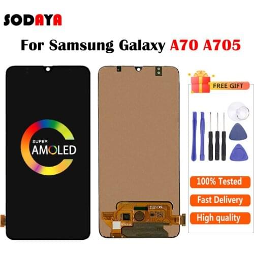 6.7'' For Samsung Galaxy A70 Display A70 A705 A705F SM-A705F LCD Display + Touch Screen Digitizer Assembly Free Shipping