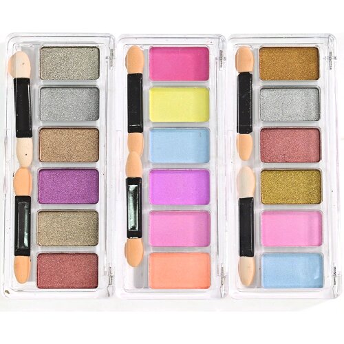 6 Colors/Box Nail Solid Pigment Kit Watercolor Decoration Painting Laser Chrome Mirror Aurora Glitter Powder Nail Art Pigment HF