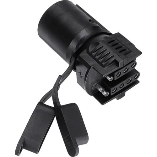 7 Pin 12V Car Trailer Plug Adapter Tow Connector American Standard Socket Double Row Plug for Trailer RV Yacht Accessories