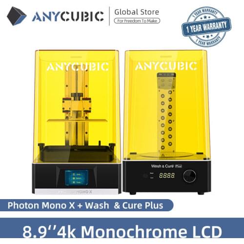 New Anycubic Photon Mono X 3D Printer 4K 8.9 Inch Monochrome LCD 192*120*250mm APP Remote Control LCD Impresora 3d