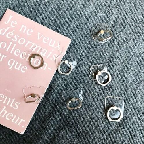 Mobile Phone Ring Socket Holder Universal 360 Degree Rotation Finger Phone Ring Holder Magnetic Car Bracket Stand Accessories