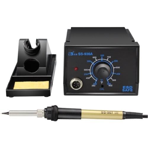 Electric iron set household electronic repair soldering iron iron hot welding pen adjustable temperature 936 soldering station