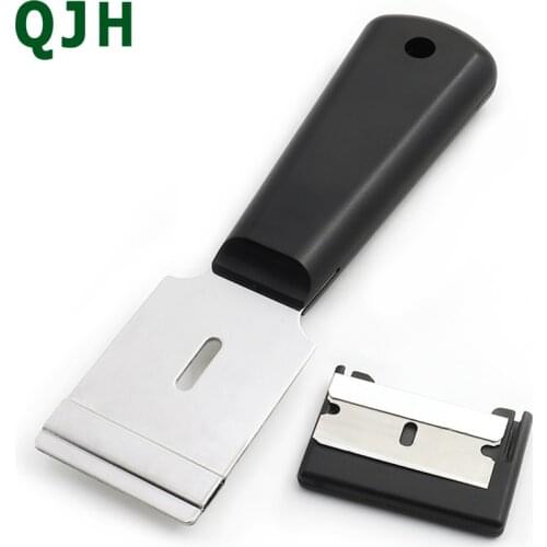DIY Leather Tools Sharp Stainless Steel Leather Cutter Leather Shovel Replaceable Leather Processing Blade Cutter Set