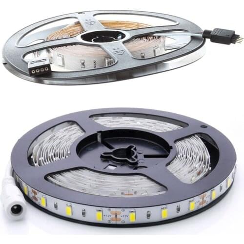 2PCS 5M 5050 SMD 150 LED String Light Strip with Super Bright Flexible 5M 14.4W/Meter SMD 5630 300 Leds Daylight