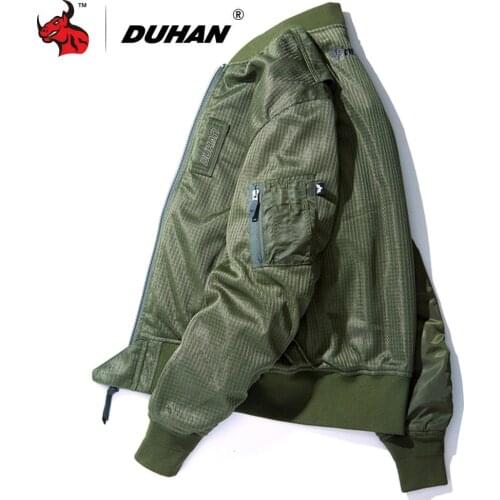 DUHAN Motorcycle Jacket Men Summer Breathable Mesh Moto Jacket Motocross Off-Road Jacket Casual Motobiker Racing Jacket