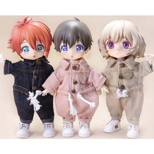 New Cool Doll Clothes Fashion Work pants 1/12bjd doll clothes accessories For ob11,obitsu11,holala, Gsc Doll Bodys