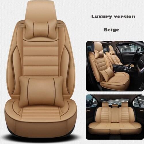 2018 New PU Leather car seat covers For Honda CRV XRV Odyssey City crosstour CRIDER VEZEL Accord Auto Universal Set accessories