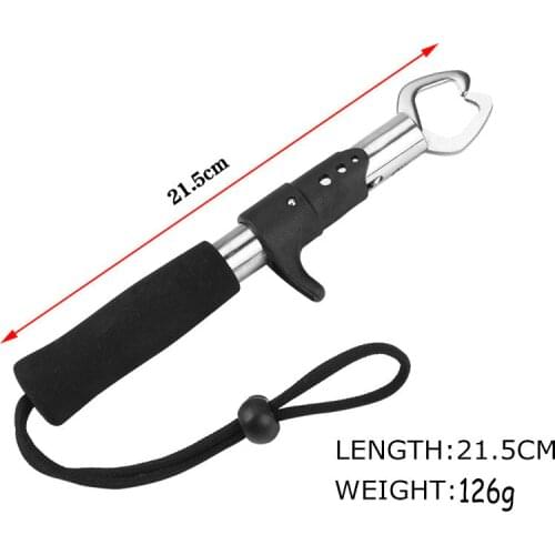 New Fish Grip Lip Trigger Lock Gripper Clip Clamp Grabber Fish Plier Grab Fishing Tackle Accessory Tool