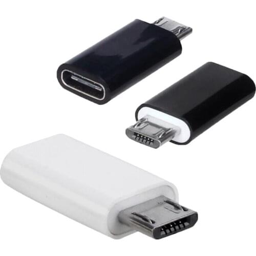 Type-C Female Connector to Micro USB 2.0 Male USB 3.1 Converter Data Transmission and Charge OTG Adapter