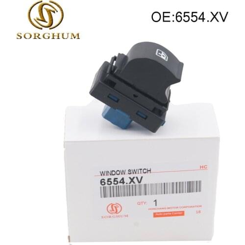 6554.XV 735421717 Window Regulator Repair Button Switch For Fiat Citroen Peugeot