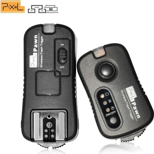 Pixel TF-361 for Canon 1 transmitter+1 receivers wireless remote control/flash trigger for Canon 5D2 5D3 70D 7D 6D 1100D 650D
