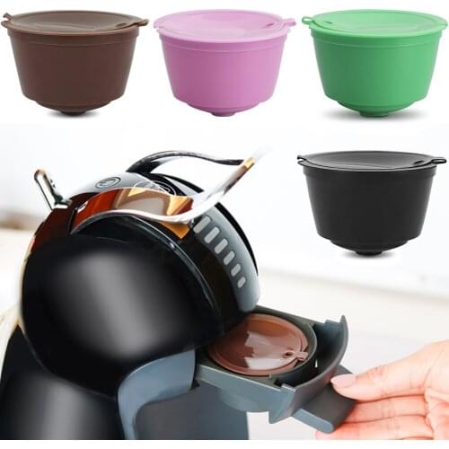 Coffee Machine Refillable Capsule Nescafe Pods Refilling Filter Coffee Cup Coffeeware Pod Strainer Gift For Dolce Gusto Reusable