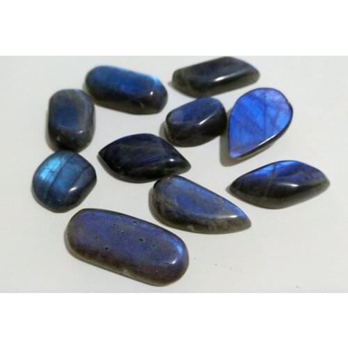 High quality Blue Flash Labradorite Pendant irregular shape mixed 10pcs/lot size approx 10-20mm