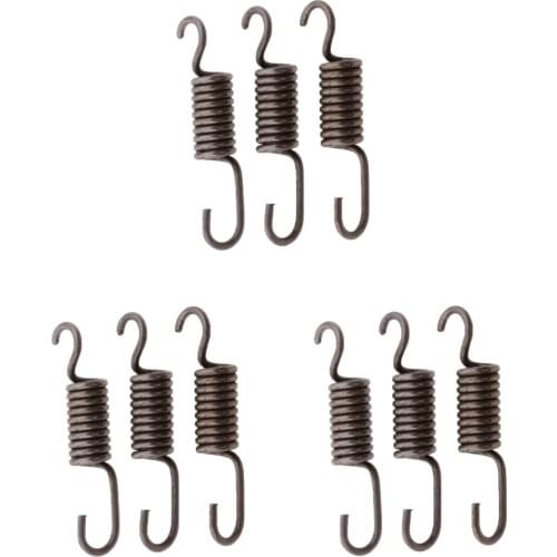 9 Pieces 2 Stroke Engine Parts Clutch Pads Spring for 49cc Mini Pocket Bike Durable and Convenient Metal