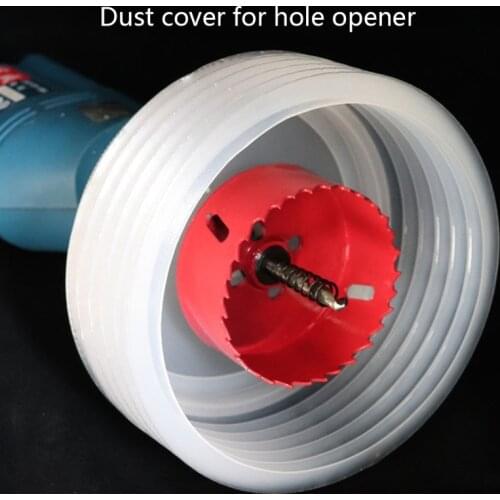Downlight Hole Saw Dust Cover Metal Drill Dust Collector Spotlight Dust Cover Bowl Wood Electrician Protection
