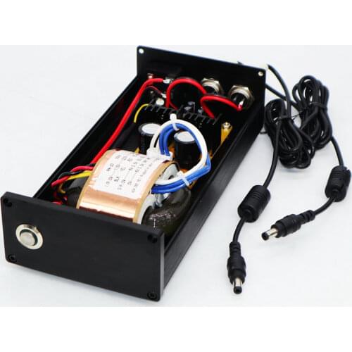 2021 New LM317 Dual output Regulator linear power supply DC12V 1.5A For Headphone tube Pre amplifier Audio DAC Power Adapter