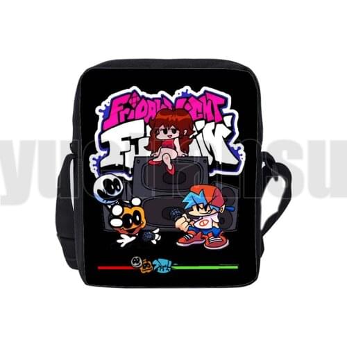 3D Anime Game Friday Night Funkin Shoulder Bag Children Crossbody Storage Bag Boys Girls Bag teens Handbags Waist Packs Purses