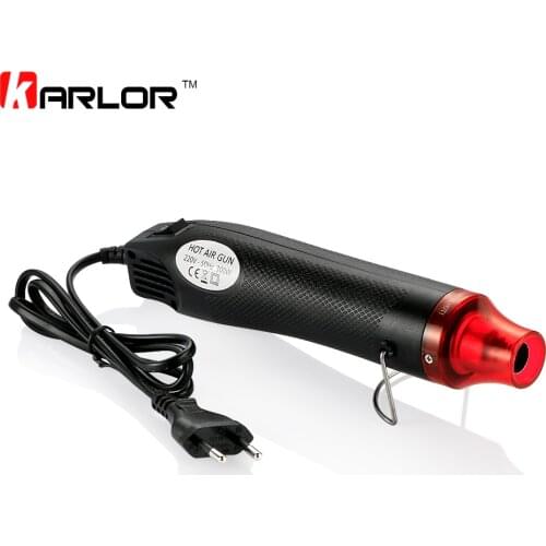 220V DIY Using Heat Gun Electric Power Tool Hot Air 300W Temperature Gun with Supporting Seat Shrink Plastic Car Wrapping Tools