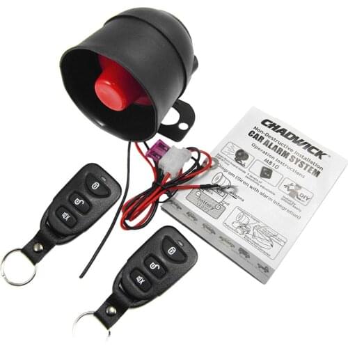 Universal Car Keyless Entry Engine Start Alarm System Push Button Remote