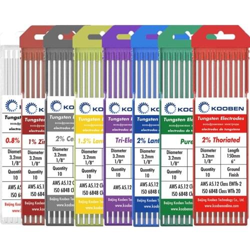 Tungsten Electrodes Tig Welding Rods 150mm 1.0 1.6 2.4 3.2mm WL20 WP WR20 E3 WC20 WT20 WL15