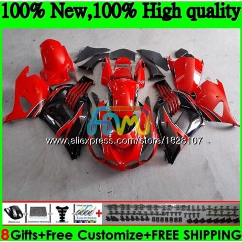 Injection For KAWASAKI ZZR1400 ZX 14R ZX-14R 24BS.28 ZX14R 12 13 14 15 16 17 2012 2013 2014 2015 2016 2017 Fairing Red black hot