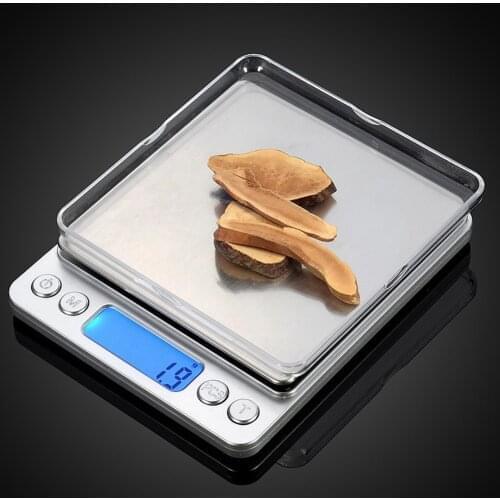 3kg 0.1g High Accurate Mini Kitchen Scale Stainless Steel Electronic Weighing Scale For Food Diet